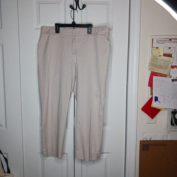 Talbots Signature Cropped Ankle Dress Pants Size 14 - Picture 2 of 9